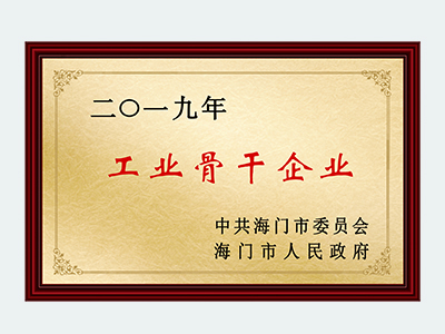 祝贺鑫昌龙全资子公司——华高新材料科技有限公司荣获海门市港新区工业骨干企业